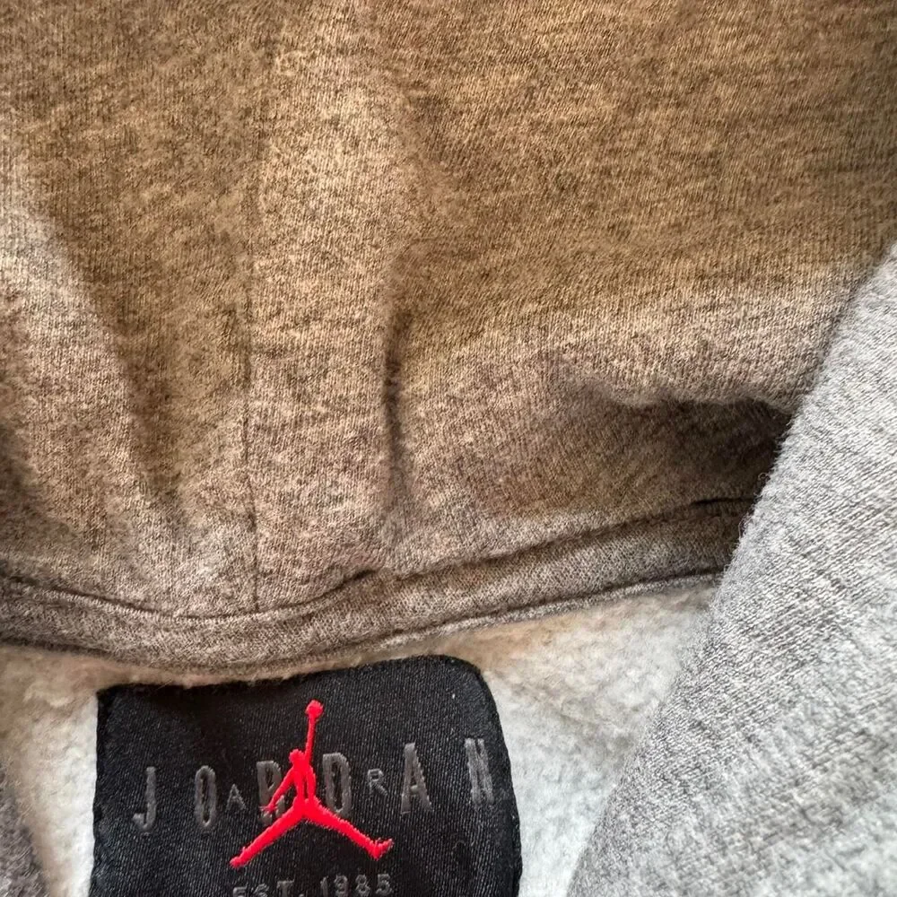 Jordan Men's Grey Hoodie